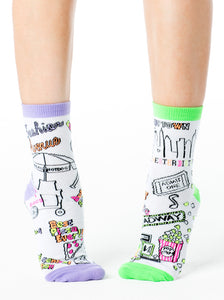 NEW YORK COLORIZE ANKLE SOCKS