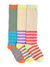 Load image into Gallery viewer, KOOKY STRIPES MIX KNEE HIGH SOCKS