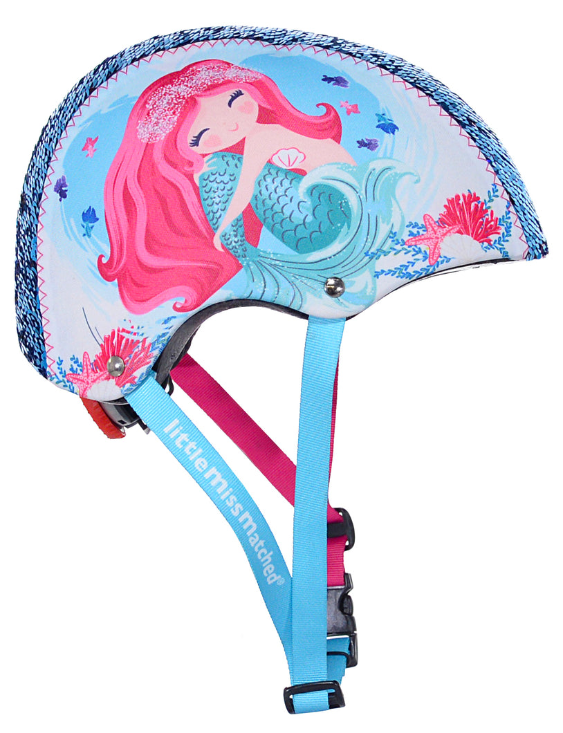 Mermaid Sequin Multi-Sport Child's Helmet, Teal