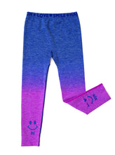 Load image into Gallery viewer, PINK &amp; BLUE HI BYE OMBRE 2-PACK LEGGINGS