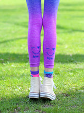 Load image into Gallery viewer, PINK &amp; BLUE HI BYE OMBRE 2-PACK LEGGINGS