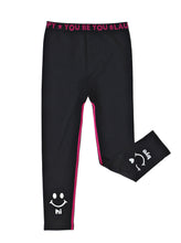Load image into Gallery viewer, BLACK &amp; CORAL OMBRE HI BYE LEGGINGS 2-PACK