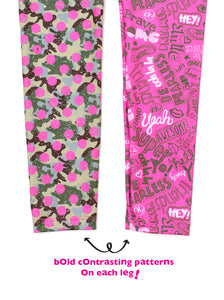 BE FEARLESS DOT CAMO LEGGINGS