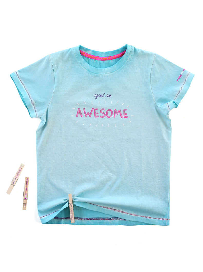 'YOU'RE AWESOME' PASS-IT-ON TEE + 3 FREE KINDNESS PINS