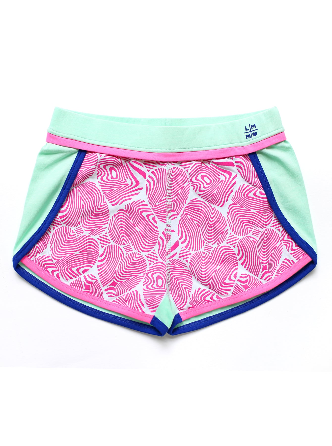 PATTERN HEARTS PANEL SHORTS