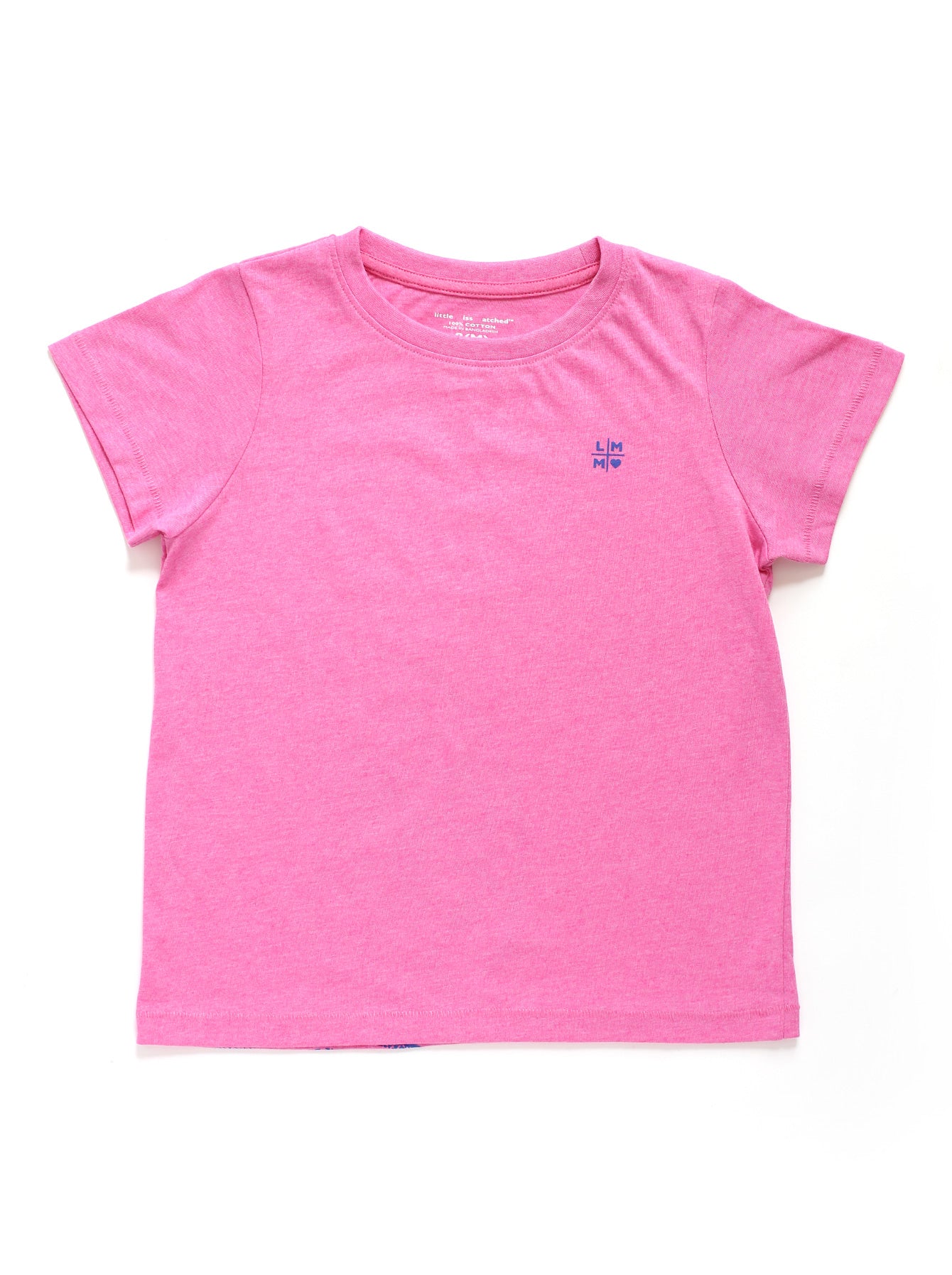 PINK LMM DISTRESSED TEE