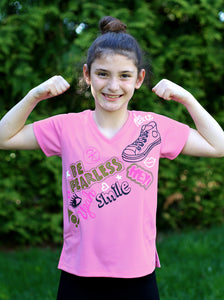 BE FEARLESS PINK TEE