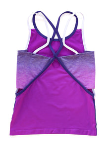 PURPLE & PINK OMBRE TANK 2-PACK