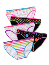 Load image into Gallery viewer, BLACK &amp; WHITE ZANY UNDIES 5-PACK