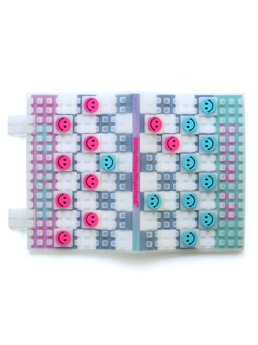 JELLY SNAP CHECKERS NOTEBOOK – Little Miss Matched