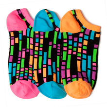 Load image into Gallery viewer, BLACK COLORBLOCK LINER SOCKS - LAST ONES- COLLECT THEM