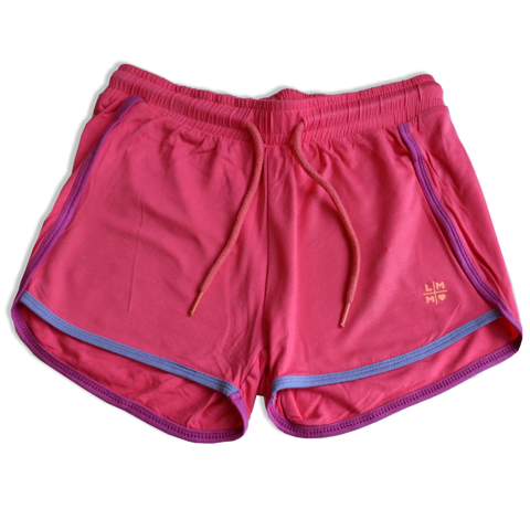 PINK PANEL SHORTS