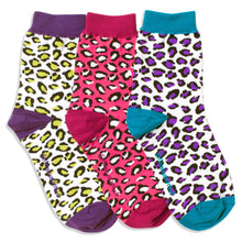 Load image into Gallery viewer, BRIGHT LEOPARD ANKLE SOCKS - LAST ONES!