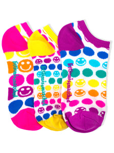 SMILEY DOT LINER SOCKS