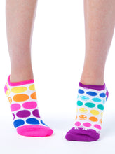 Load image into Gallery viewer, SMILEY DOT LINER SOCKS