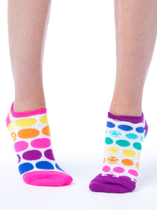 SMILEY DOT LINER SOCKS