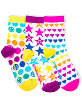 Load image into Gallery viewer, RAINBOW SMILES ANKLE SOCKS