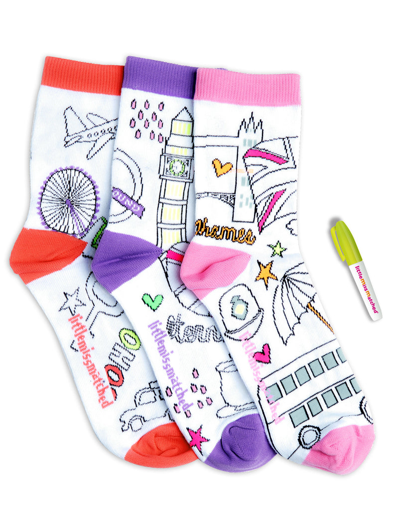 LONDON COLORIZE ANKLE SOCKS