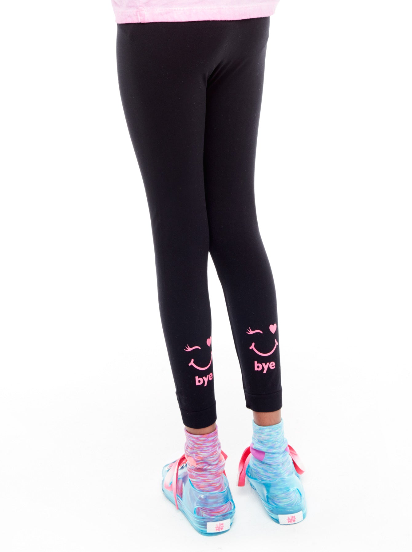 LittleMissMatched BE FEARLESS BLACK ZANY LEGGINGS – Little Miss Matched