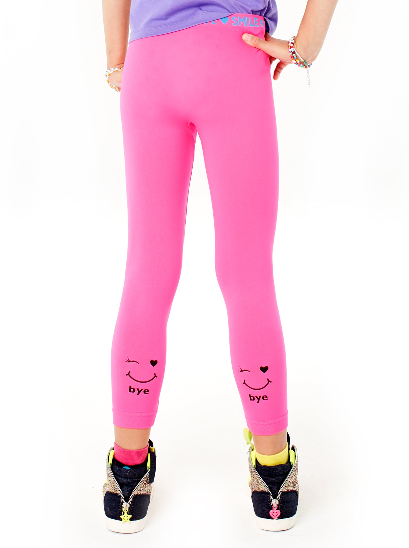 LittleMissMatched BE FEARLESS BLACK ZANY LEGGINGS – Little Miss Matched