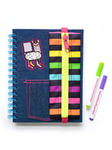 Load image into Gallery viewer, ATTACH-A-PATCH DENIM NOTEBOOK