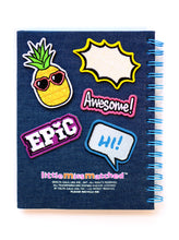 Load image into Gallery viewer, ATTACH-A-PATCH DENIM NOTEBOOK