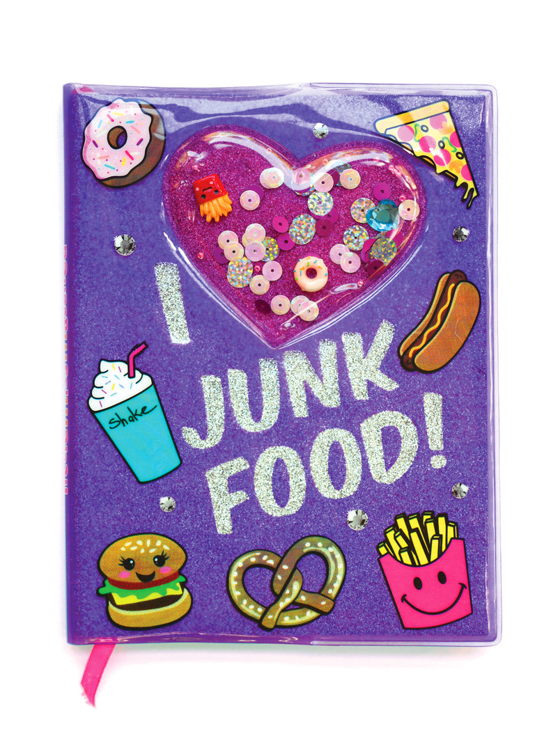 I LOVE JUNK FOOD SHAKER NOTEBOOK