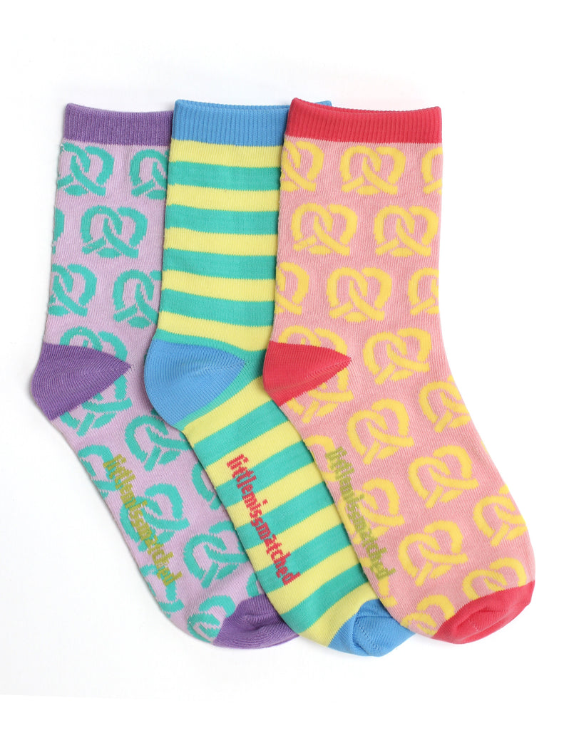 MARVELOUS PRETZELS ANKLE SOCKS