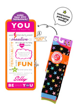 Load image into Gallery viewer, Black Zany Knee High Socks