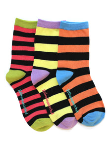 KOOKY STRIPES ANKLE SOCKS