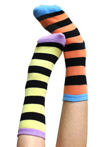 KOOKY STRIPES ANKLE SOCKS