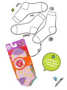 KOOKY STARS LINER SOCKS