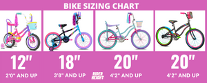 20" Girl's LittleMissMatched Fearless Bike - Rider Height 4'2" and Up