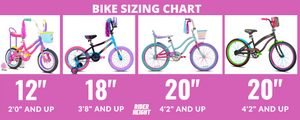 12" Let You Be You Unicorn Pink Bike- For 2-5 years old-IN STOCK!