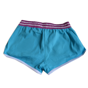 BLUE PANEL SHORTS